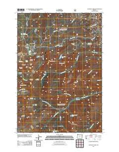 Anthony Lakes Oregon Historical topographic map, 1:24000 scale, 7.5 X 7.5 Minute, Year 2011