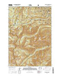 Anthony Lakes Oregon Current topographic map, 1:24000 scale, 7.5 X 7.5 Minute, Year 2014