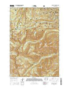 Anthony Lakes Oregon Current topographic map, 1:24000 scale, 7.5 X 7.5 Minute, Year 2014