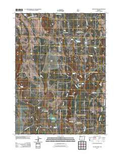 Antler Point Oregon Historical topographic map, 1:24000 scale, 7.5 X 7.5 Minute, Year 2011