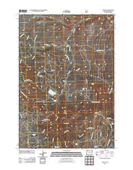 Antone Oregon Historical topographic map, 1:24000 scale, 7.5 X 7.5 Minute, Year 2011