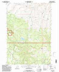 Antone Oregon Historical topographic map, 1:24000 scale, 7.5 X 7.5 Minute, Year 1992
