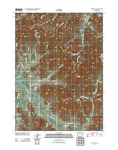 Applegate Oregon Historical topographic map, 1:24000 scale, 7.5 X 7.5 Minute, Year 2011