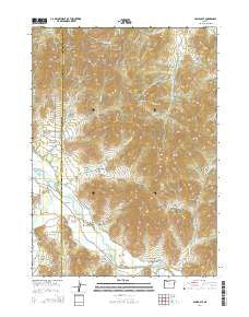 Applegate Oregon Current topographic map, 1:24000 scale, 7.5 X 7.5 Minute, Year 2014