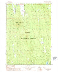 Applegate Butte Oregon Historical topographic map, 1:24000 scale, 7.5 X 7.5 Minute, Year 1988
