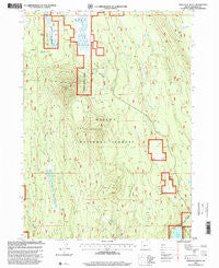 Applegate Butte Oregon Historical topographic map, 1:24000 scale, 7.5 X 7.5 Minute, Year 1998