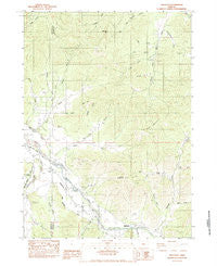 Applegate Oregon Historical topographic map, 1:24000 scale, 7.5 X 7.5 Minute, Year 1983