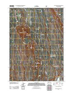 Applegate Butte Oregon Historical topographic map, 1:24000 scale, 7.5 X 7.5 Minute, Year 2011