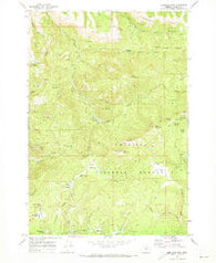 Arbuckle Mtn Oregon Historical topographic map, 1:24000 scale, 7.5 X 7.5 Minute, Year 1969