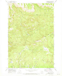 Arbuckle Mtn Oregon Historical topographic map, 1:24000 scale, 7.5 X 7.5 Minute, Year 1969