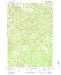 Arbuckle Mtn Oregon Historical topographic map, 1:24000 scale, 7.5 X 7.5 Minute, Year 1969
