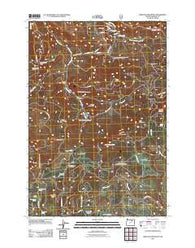 Arbuckle Mountain Oregon Historical topographic map, 1:24000 scale, 7.5 X 7.5 Minute, Year 2011