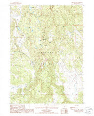 Arkansas Flat Oregon Historical topographic map, 1:24000 scale, 7.5 X 7.5 Minute, Year 1988