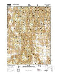 Arkansas Flat Oregon Current topographic map, 1:24000 scale, 7.5 X 7.5 Minute, Year 2014