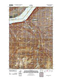 Arlington Oregon Historical topographic map, 1:24000 scale, 7.5 X 7.5 Minute, Year 2011