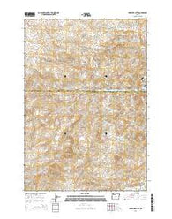 Arrastra Butte Oregon Current topographic map, 1:24000 scale, 7.5 X 7.5 Minute, Year 2014