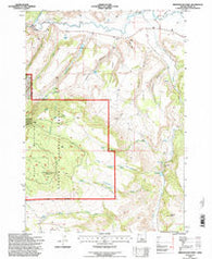 Arrowwood Point Oregon Historical topographic map, 1:24000 scale, 7.5 X 7.5 Minute, Year 1992