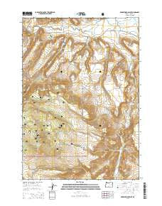 Arrowwood Point Oregon Current topographic map, 1:24000 scale, 7.5 X 7.5 Minute, Year 2014