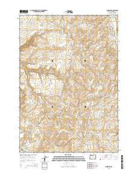 Ashwood Oregon Current topographic map, 1:24000 scale, 7.5 X 7.5 Minute, Year 2014