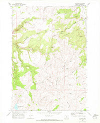 Ashwood Oregon Historical topographic map, 1:24000 scale, 7.5 X 7.5 Minute, Year 1968