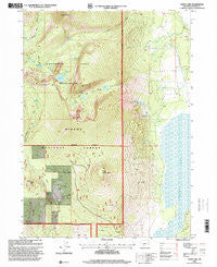 Aspen Lake Oregon Historical topographic map, 1:24000 scale, 7.5 X 7.5 Minute, Year 1998