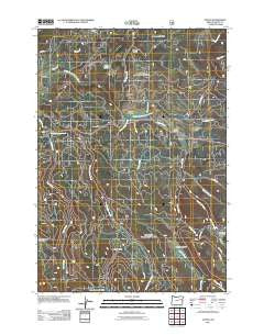 Austin Oregon Historical topographic map, 1:24000 scale, 7.5 X 7.5 Minute, Year 2011
