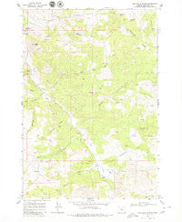 Axehandle Butte Oregon Historical topographic map, 1:24000 scale, 7.5 X 7.5 Minute, Year 1968