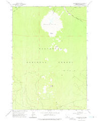 Bachelor Butte Oregon Historical topographic map, 1:24000 scale, 7.5 X 7.5 Minute, Year 1963