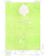 Bachelor Butte Oregon Historical topographic map, 1:24000 scale, 7.5 X 7.5 Minute, Year 1963