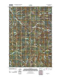 Bacona Oregon Historical topographic map, 1:24000 scale, 7.5 X 7.5 Minute, Year 2011