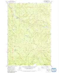 Bacona Oregon Historical topographic map, 1:24000 scale, 7.5 X 7.5 Minute, Year 1979