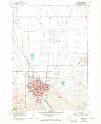 Baker Oregon Historical topographic map, 1:24000 scale, 7.5 X 7.5 Minute, Year 1967
