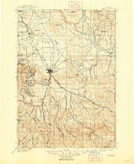 Baker Oregon Historical topographic map, 1:125000 scale, 30 X 30 Minute, Year 1901