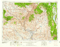 Baker Oregon Historical topographic map, 1:250000 scale, 1 X 2 Degree, Year 1959
