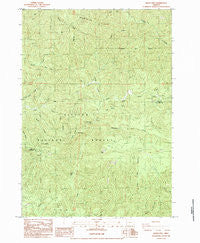 Baldy Mtn Oregon Historical topographic map, 1:24000 scale, 7.5 X 7.5 Minute, Year 1984