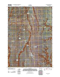 Balls Lake Oregon Historical topographic map, 1:24000 scale, 7.5 X 7.5 Minute, Year 2011