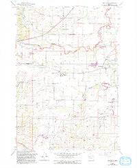 Ballston Oregon Historical topographic map, 1:24000 scale, 7.5 X 7.5 Minute, Year 1956