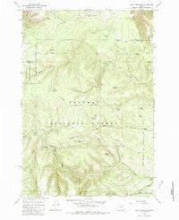 Bally Mountain Oregon Historical topographic map, 1:24000 scale, 7.5 X 7.5 Minute, Year 1967