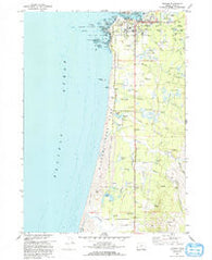 Bandon Oregon Historical topographic map, 1:24000 scale, 7.5 X 7.5 Minute, Year 1970