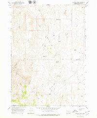 Bannock Ridge Oregon Historical topographic map, 1:24000 scale, 7.5 X 7.5 Minute, Year 1967