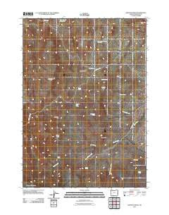 Bannock Ridge Oregon Historical topographic map, 1:24000 scale, 7.5 X 7.5 Minute, Year 2011