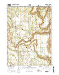 Barnes Valley Oregon Current topographic map, 1:24000 scale, 7.5 X 7.5 Minute, Year 2014