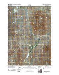 Bartlett Mountain Oregon Historical topographic map, 1:24000 scale, 7.5 X 7.5 Minute, Year 2011