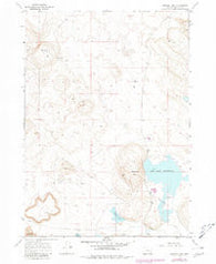 Barton Lake Oregon Historical topographic map, 1:24000 scale, 7.5 X 7.5 Minute, Year 1967