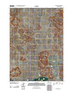 Barton Lake Oregon Historical topographic map, 1:24000 scale, 7.5 X 7.5 Minute, Year 2011
