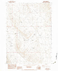 Basque Oregon Historical topographic map, 1:24000 scale, 7.5 X 7.5 Minute, Year 1982