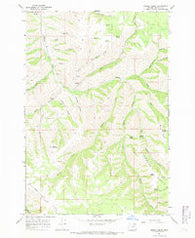 Bassey Creek Oregon Historical topographic map, 1:24000 scale, 7.5 X 7.5 Minute, Year 1967