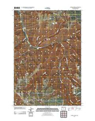 Bassey Creek Oregon Historical topographic map, 1:24000 scale, 7.5 X 7.5 Minute, Year 2011