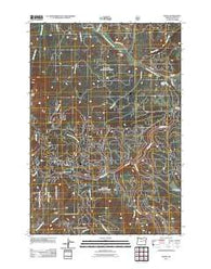 Bates Oregon Historical topographic map, 1:24000 scale, 7.5 X 7.5 Minute, Year 2011