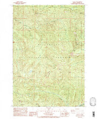 Battle Ax Oregon Historical topographic map, 1:24000 scale, 7.5 X 7.5 Minute, Year 1985